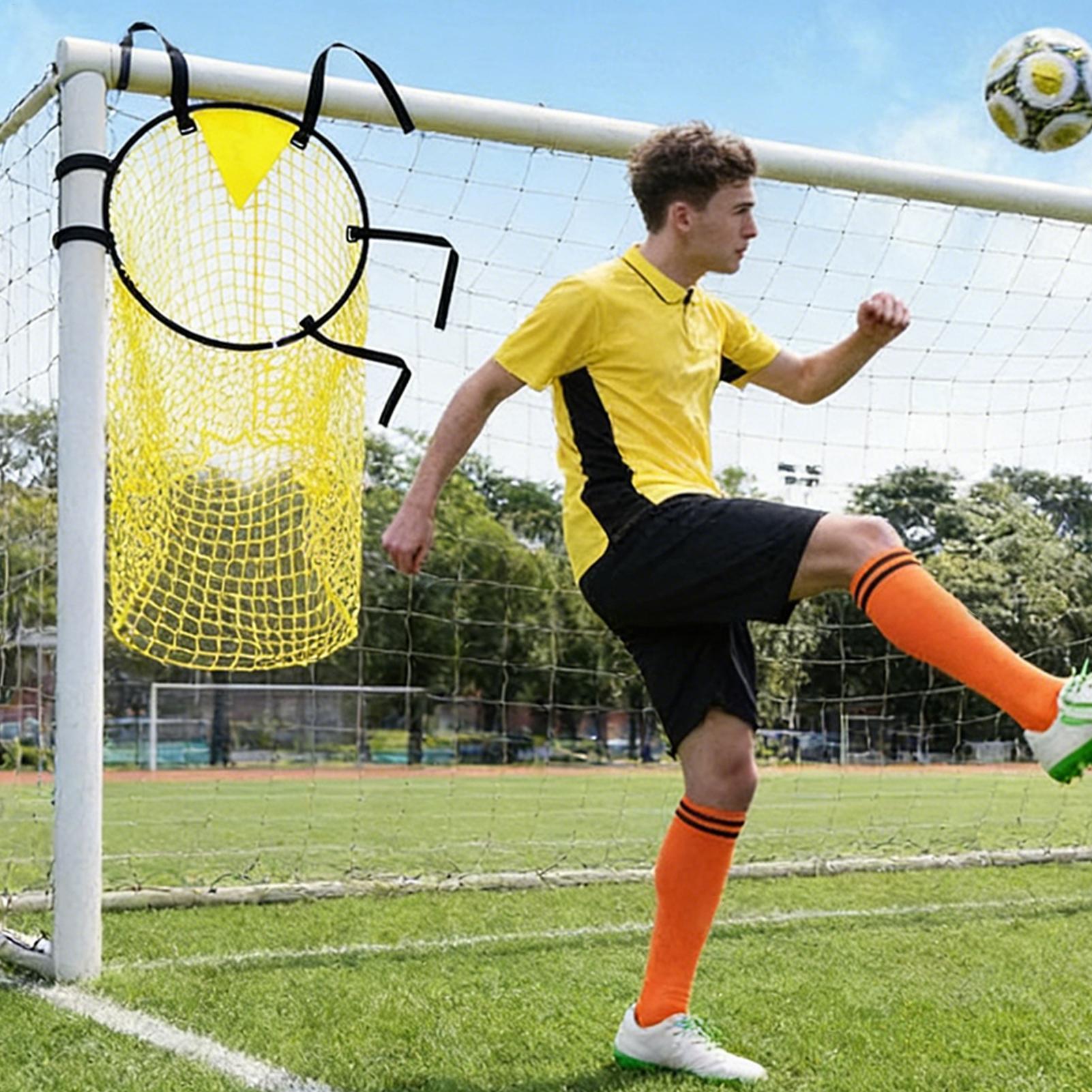 Kids Outdoor Garden - Elastisch voetbalnet voor kinderen, anti-klit trainingsdoel,