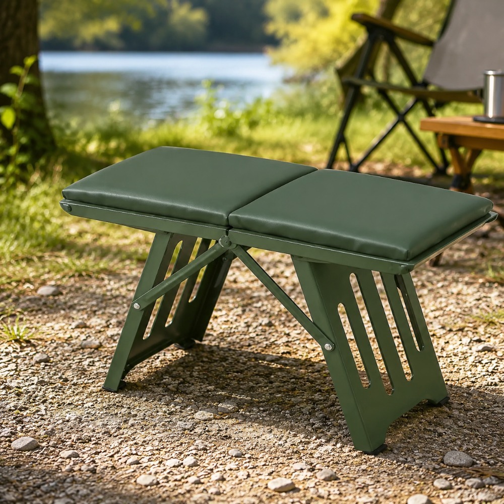 Kids Outdoor Folding Chair - Draagbare opvouwbare kruk, outdoor campingstoel, metalen