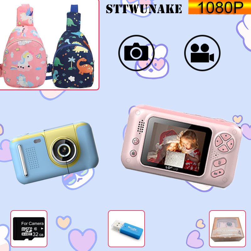 Kids Outdoor Videos - Roze camera voor kinderen, digitaal video-speelgoed