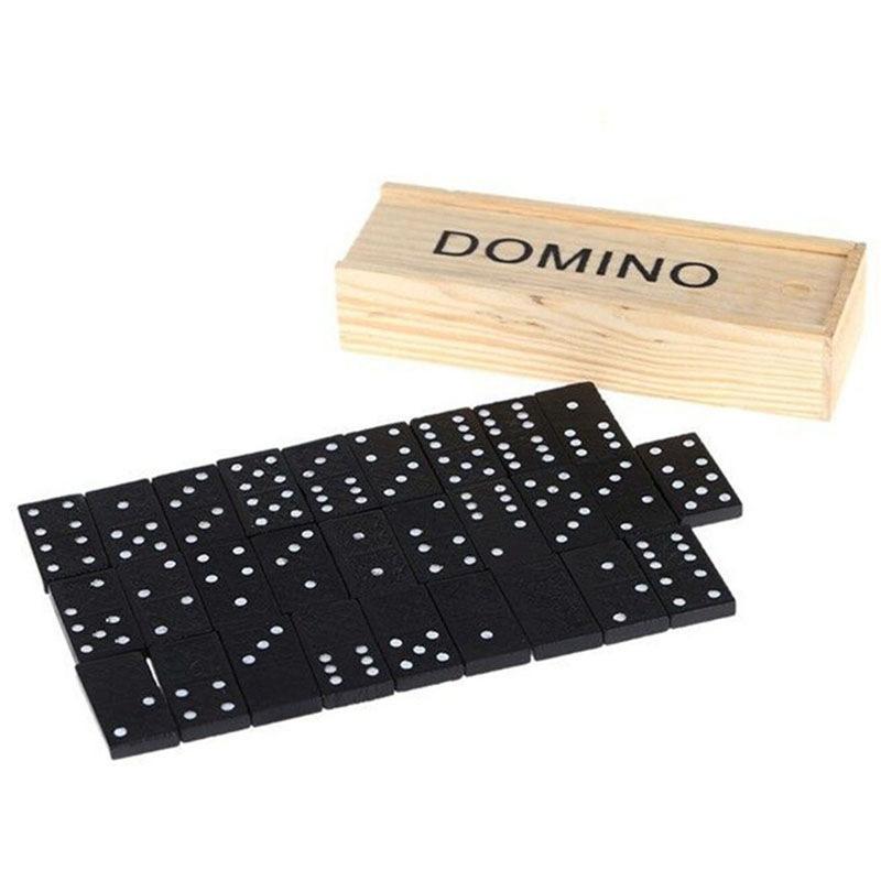 Kids Outdoor Table - 28 stks/set Houten Domino Bordspellen Tafelspel