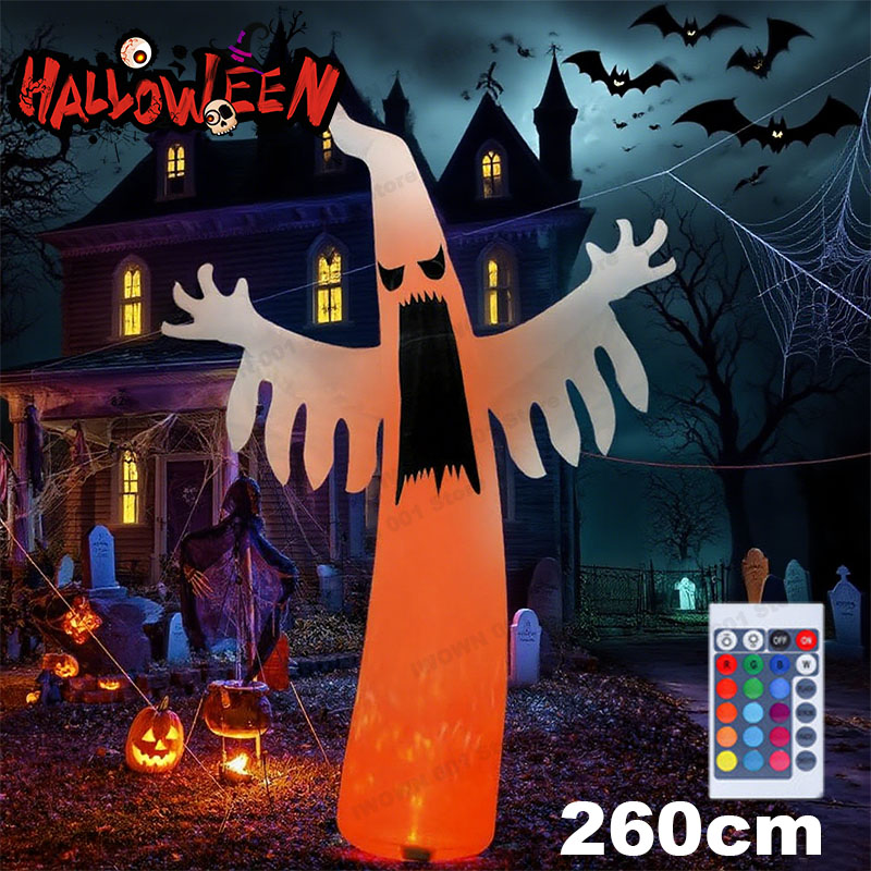 Outdoor Kids In An Indoor World - Halloween Opblaasbare Enge Spook met LED