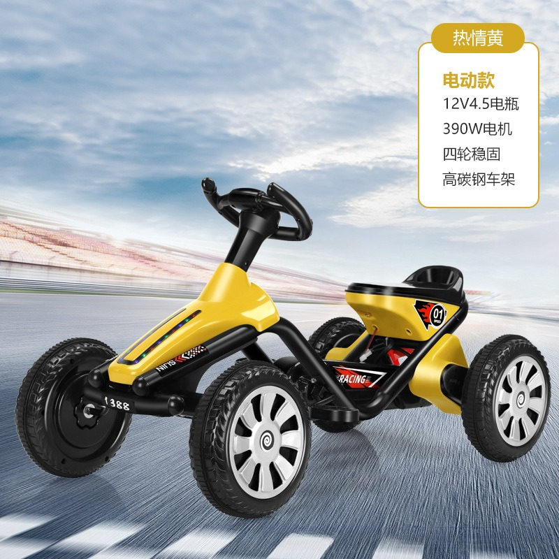 Go Kart Pedal Kids - Kinderen Vierwielige Trapauto Jongens en Meisjes