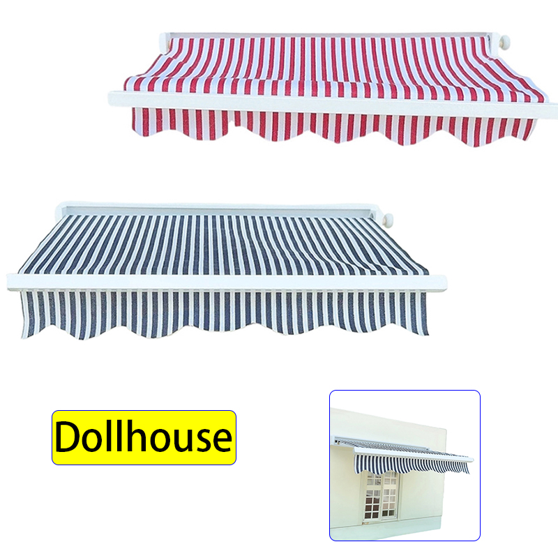 Play Kids Outdoor - 1/12 Poppenhuis Simulatie Luifel Model Poppenhuis