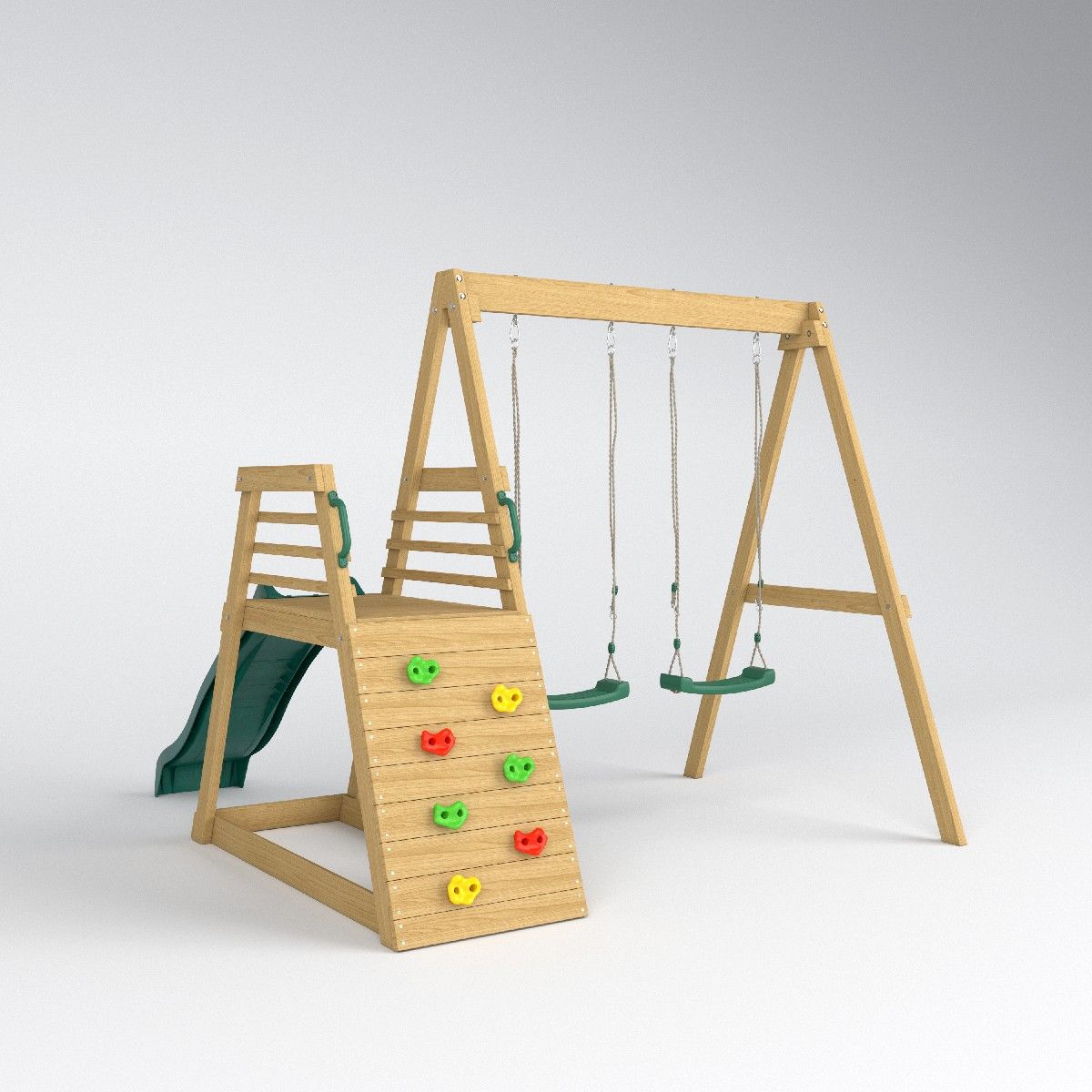 Kids Outdoor Gym - 2026 Jungle Gym Glijbaan Schommel Tuin