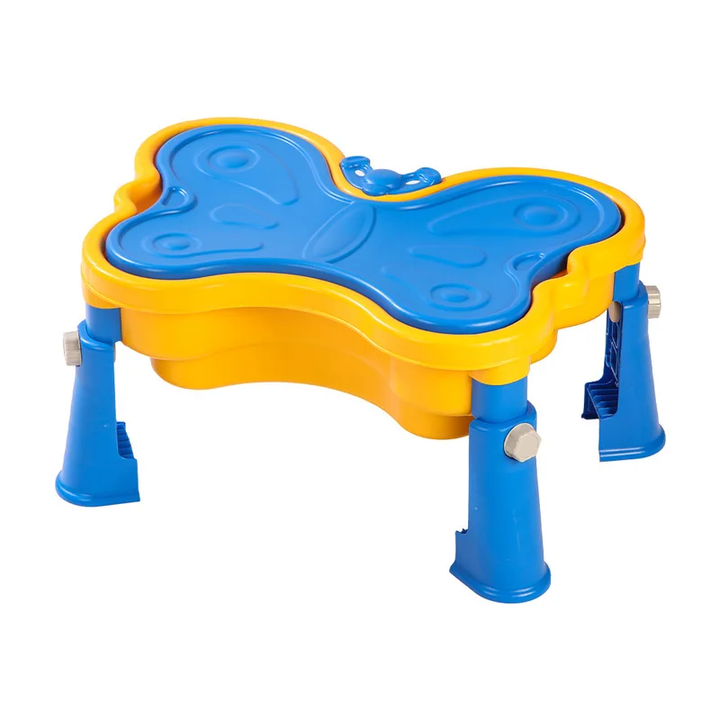 Kids Outdoor Nature Play - Kinderen Vlindervormige Zand- en Watertafel, Verstelbare
