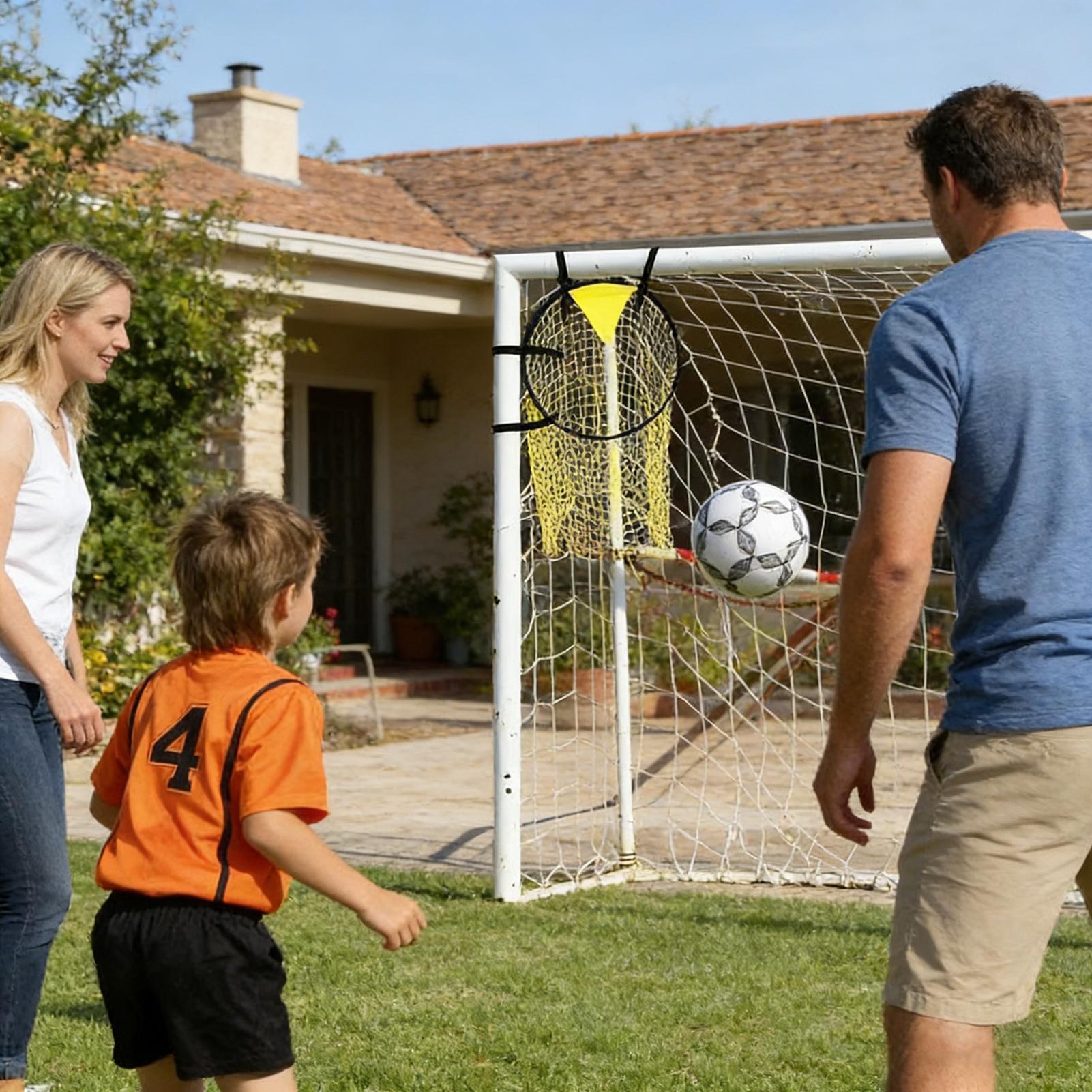 Elastisch voetbalnet voor kind - Kids Outdoor Garden recensie en prijs