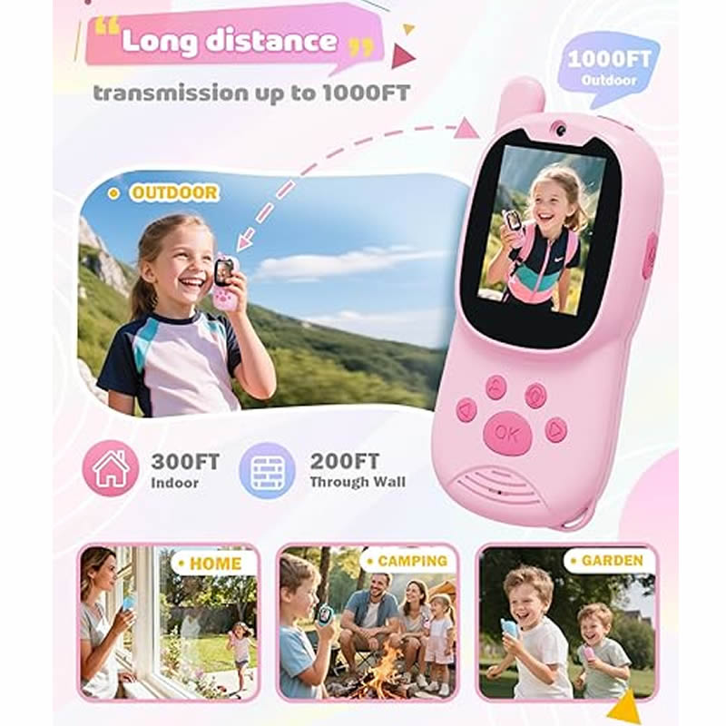 Walkie-Talkie 2-pack kindervid - Kids Outdoor Videos recensie en prijs