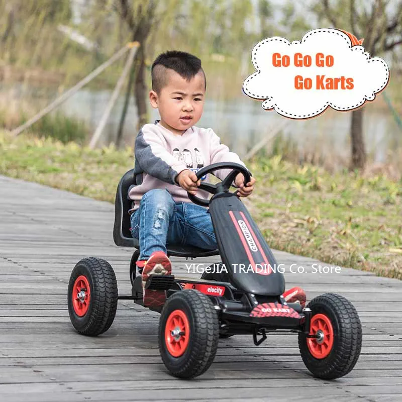 Kinderen pedaalkar met opblaas - Go Kart Pedal Kids recensie en prijs