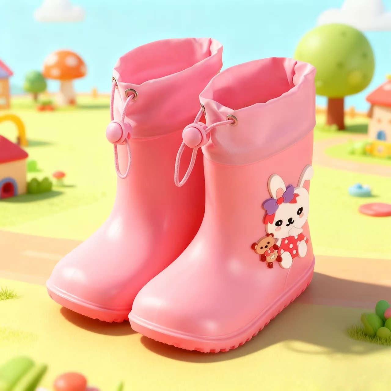 Schattige konijnenregenlaarzen - Kids Outdoor Water recensie en prijs