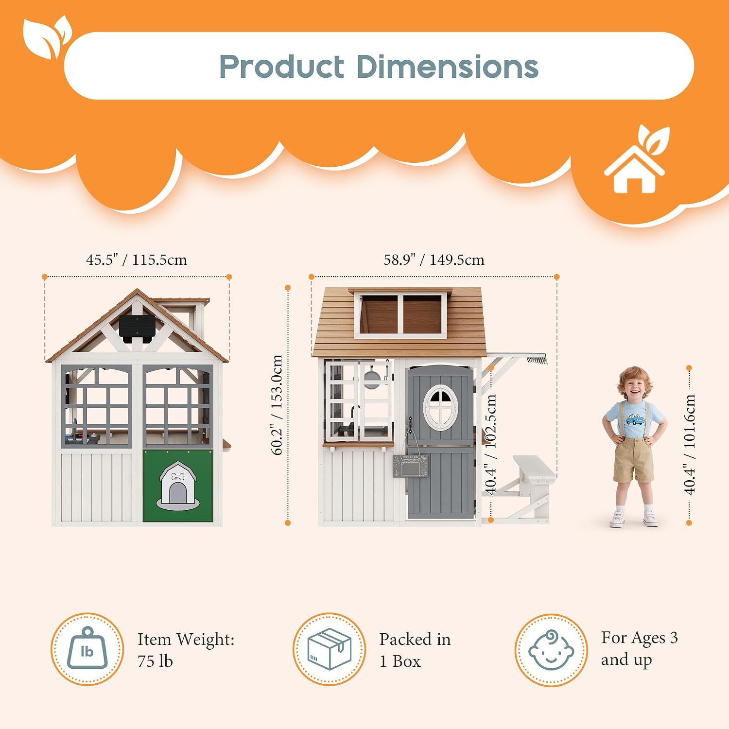 Duurzaam buiten speelhuisje va - Kids Outdoor Chalkboard recensie en prijs