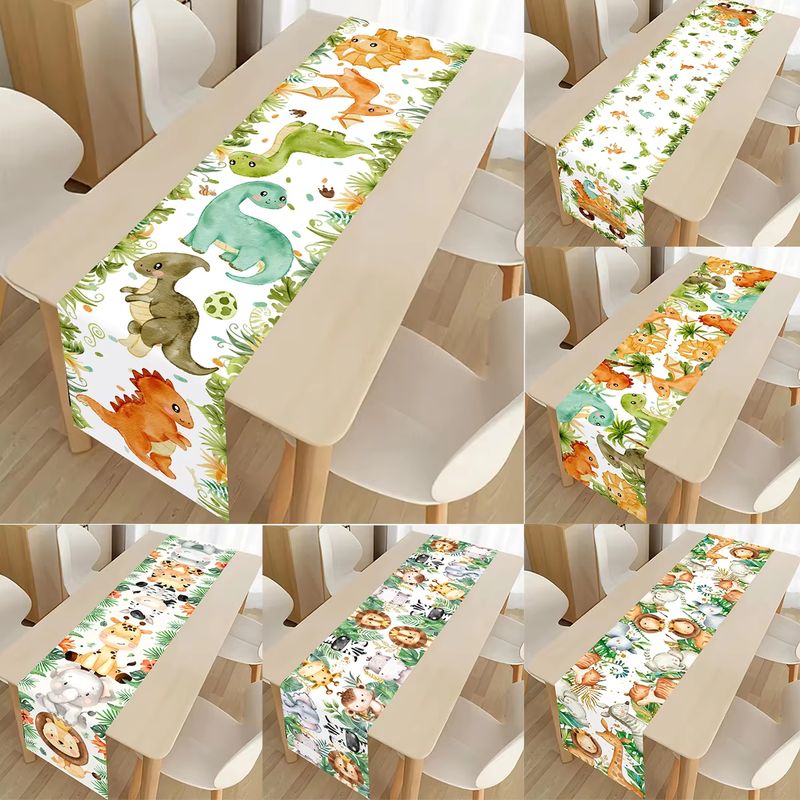 VIKAMA Kinder Tafelloper Dinos - Kids Outdoor Table recensie en prijs