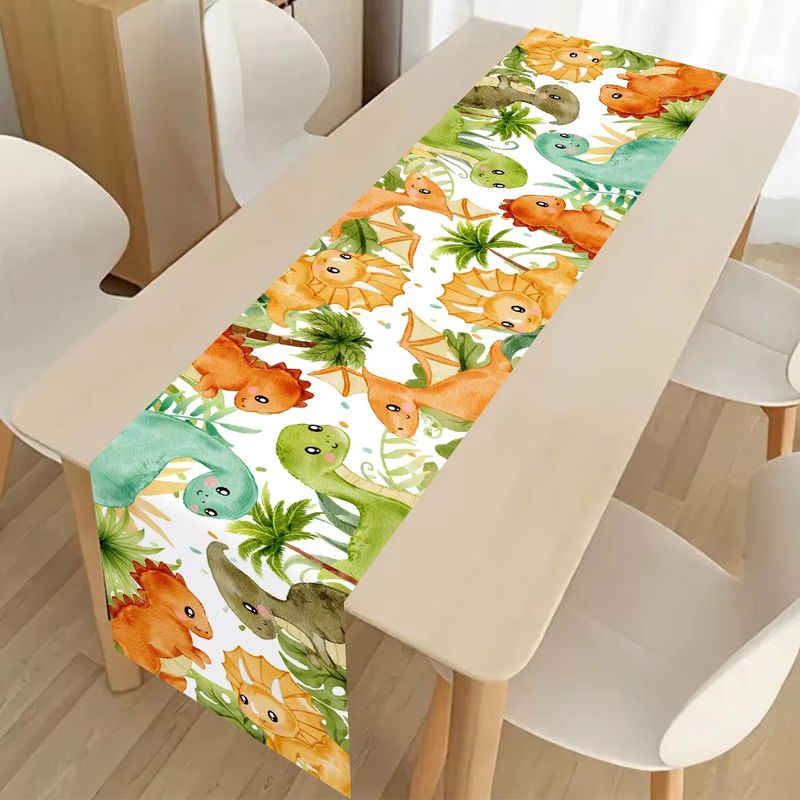 VIKAMA Kinder Tafelloper Dinos - Kids Outdoor Table recensie en prijs