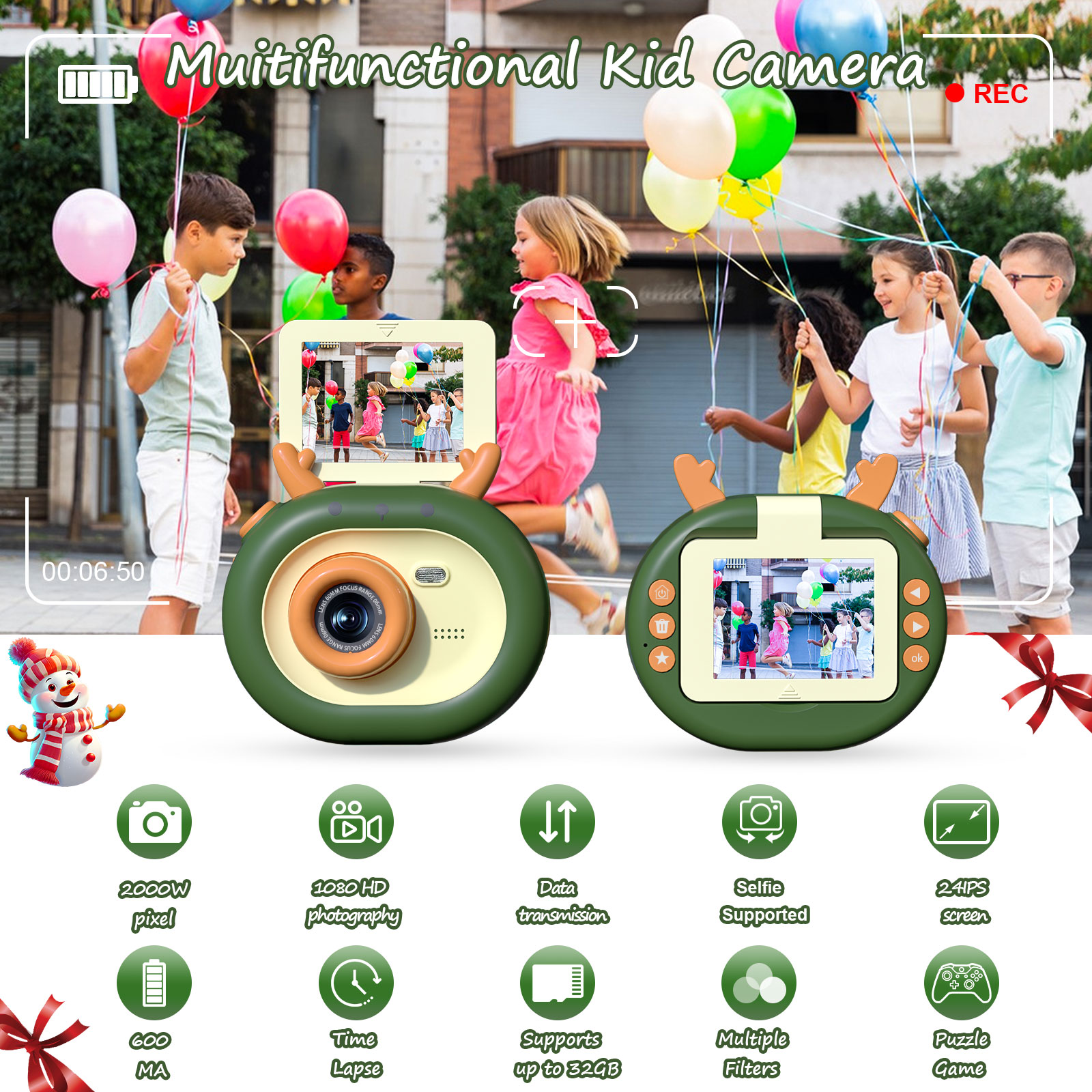 Digitale kindercamera speelgoe - Kids Outdoor Videos recensie en prijs