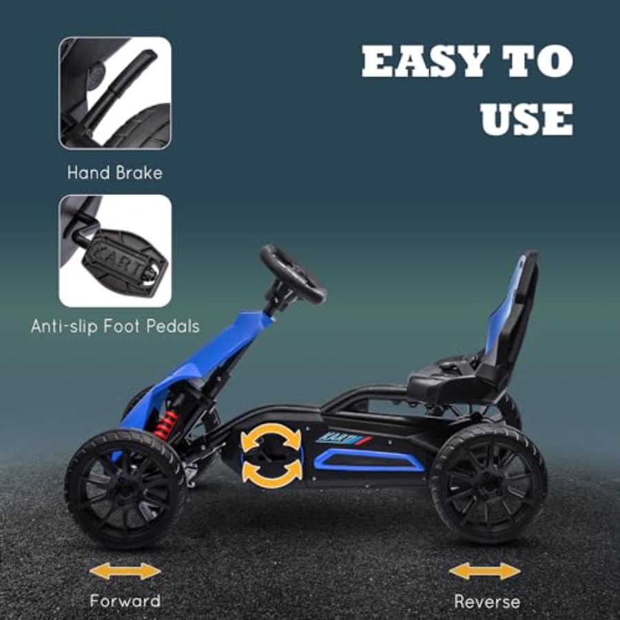 Kinderpedaal-gokart, buiten sp - Go Kart Pedal Kids recensie en prijs