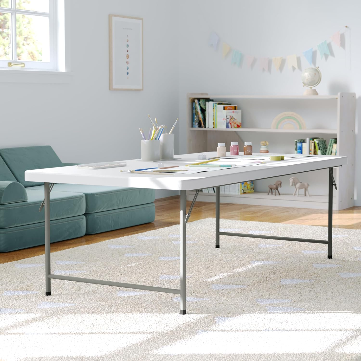 Kinderen 1,50m Plastic Opklapb - Kids Outdoor Table recensie en prijs