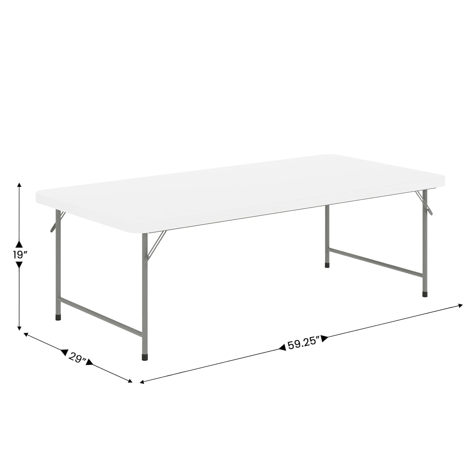 Kinderen 1,50m Plastic Opklapb - Kids Outdoor Table recensie en prijs