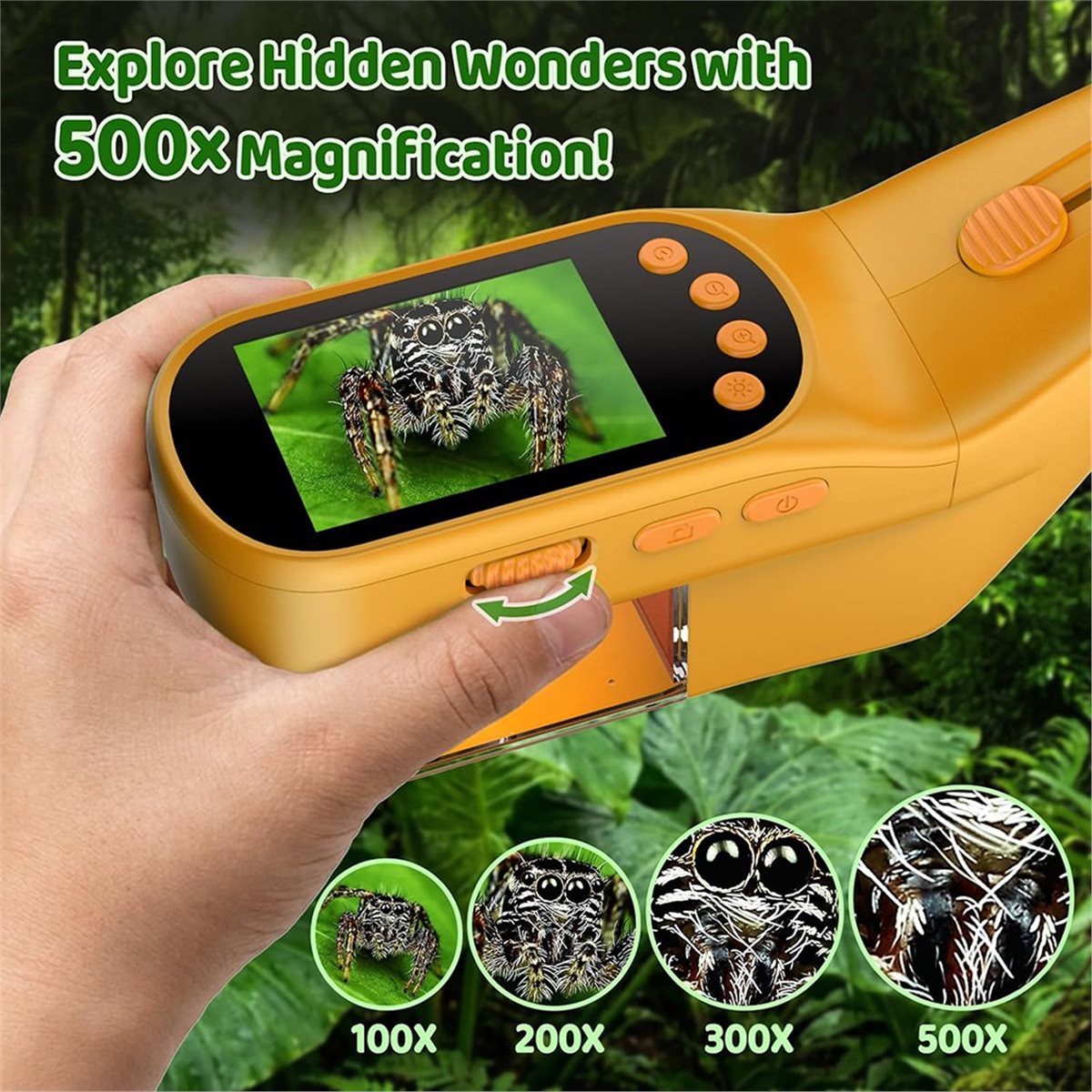500X Handmicroscoop voor Kinde - Kids Outdoor Videos recensie en prijs