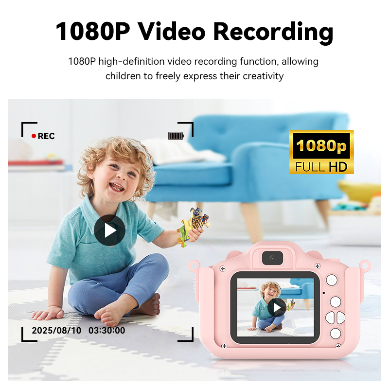 Kindercamera HD 1080P Schermca - Kids Outdoor Videos recensie en prijs