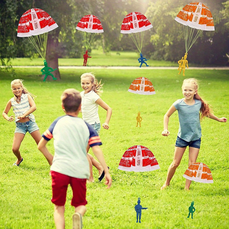 10/100 stks Parachute Speelgoe - Kids Outdoor Games Ideas recensie en prijs