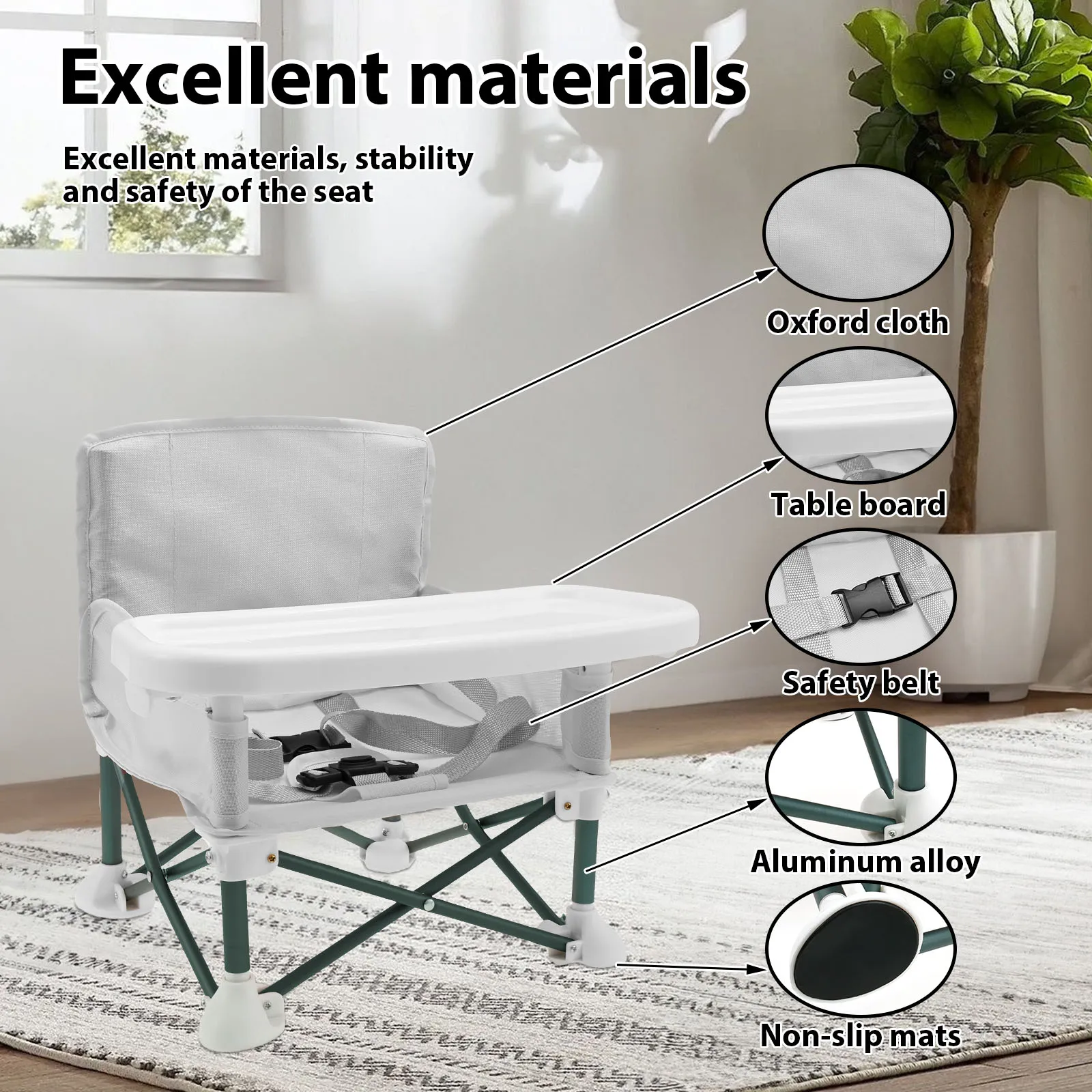 Peuterverhoger met kinderveili - Kids Outdoor Folding Chair recensie en prijs