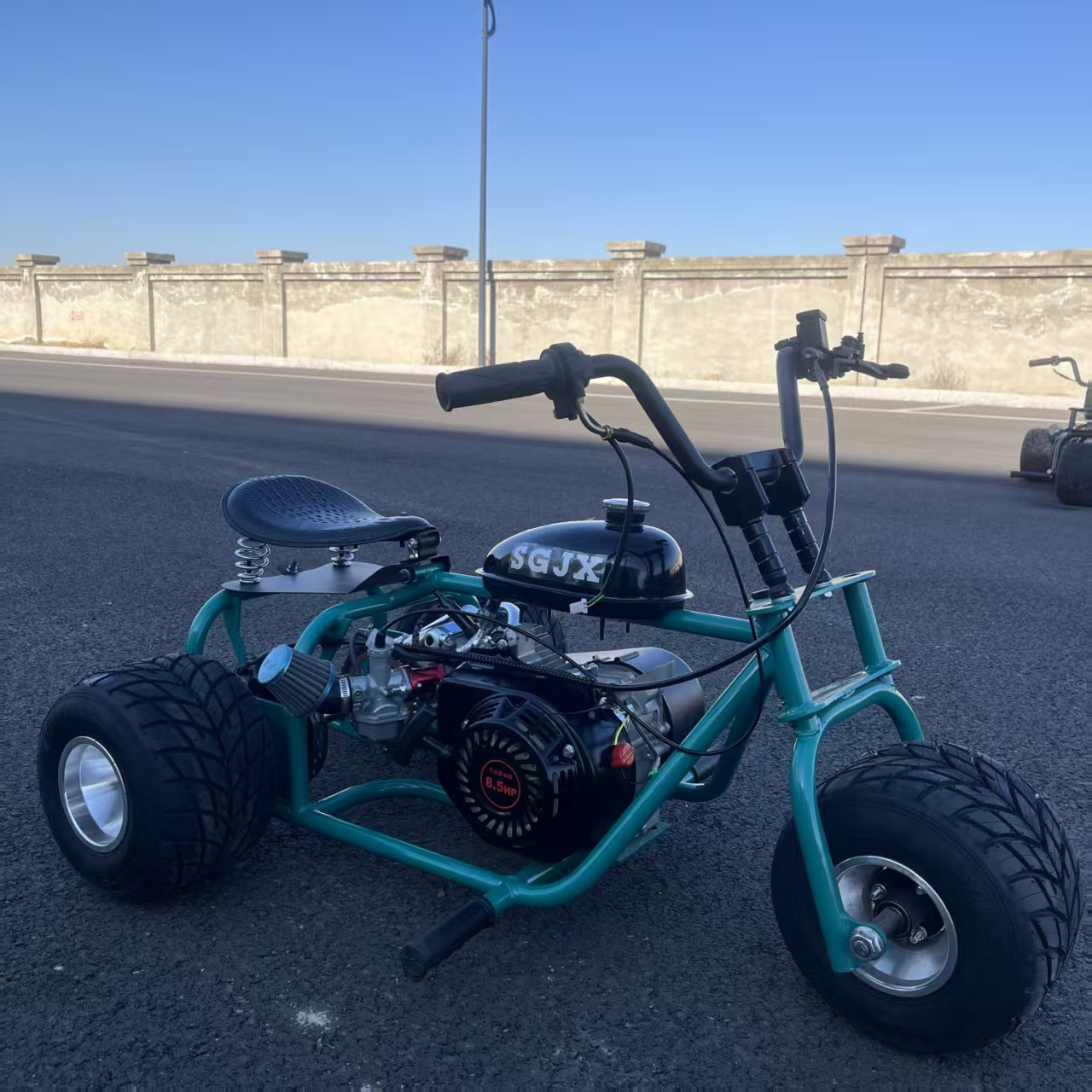 212cc 4-takt donkergroene vint - Go Kart Pedal Kids recensie en prijs