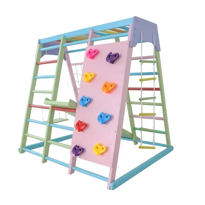 Klimrek voor kinderen van hout - Kids Outdoor Gym recensie en prijs