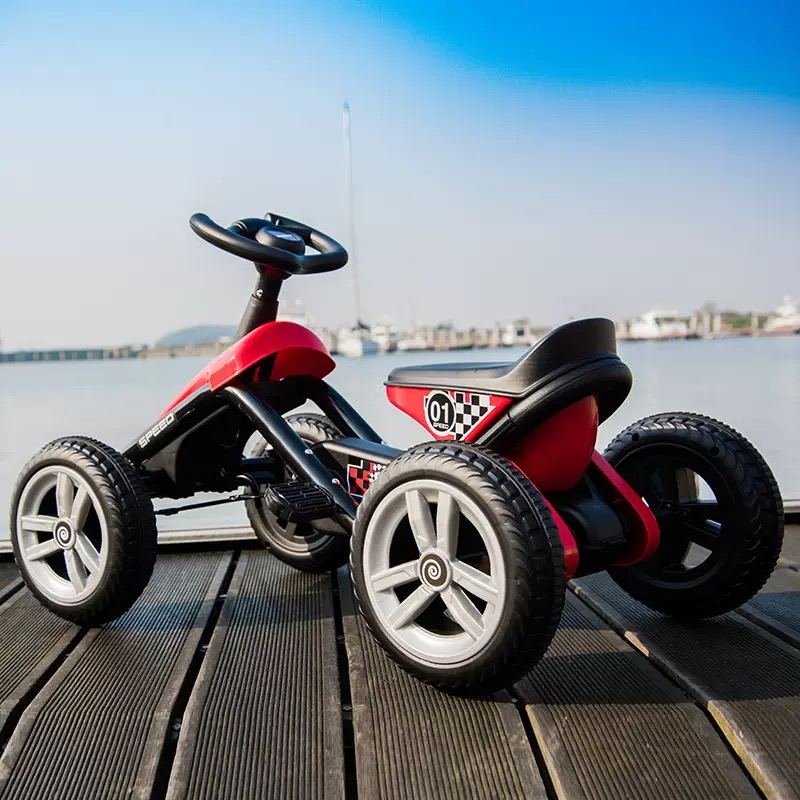 Kinderen pedaal go-kart, dubbe - Go Kart Pedal Kids recensie en prijs