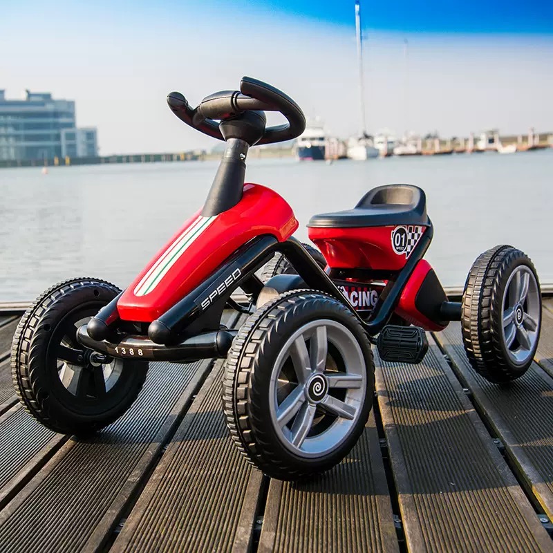 Kinderen pedaal go-kart, dubbe - Go Kart Pedal Kids recensie en prijs
