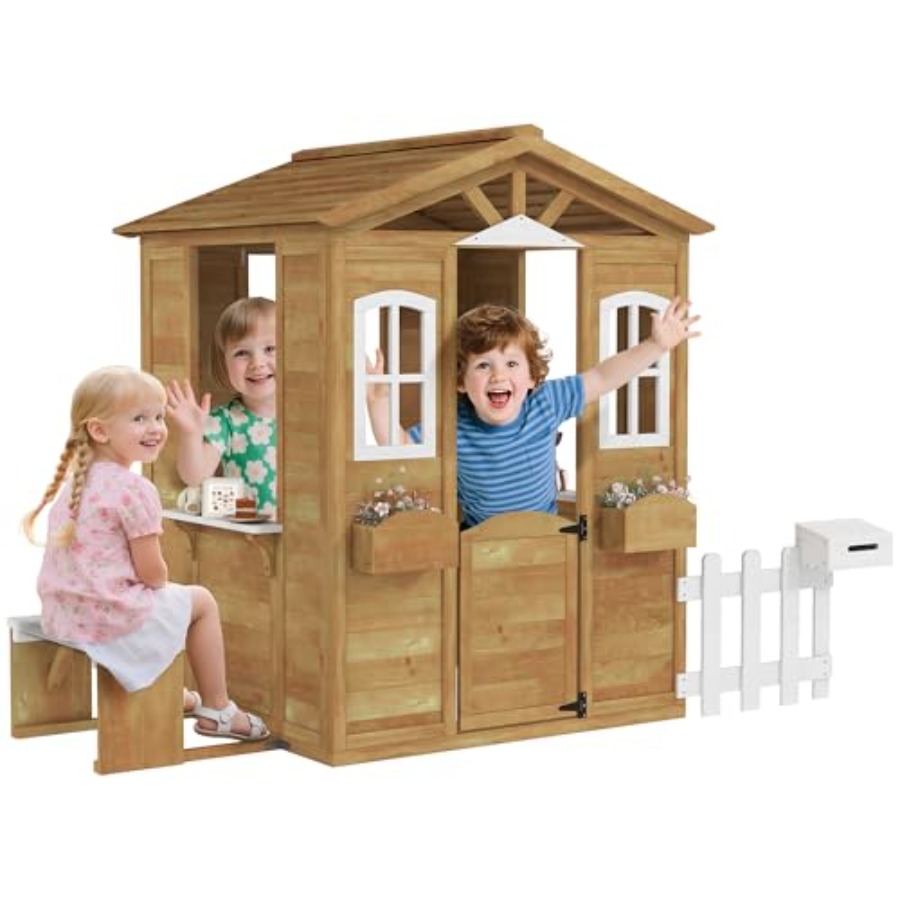 Buitenspeelhuis voor kinderen  - Kids Outdoor Nature Play recensie en prijs