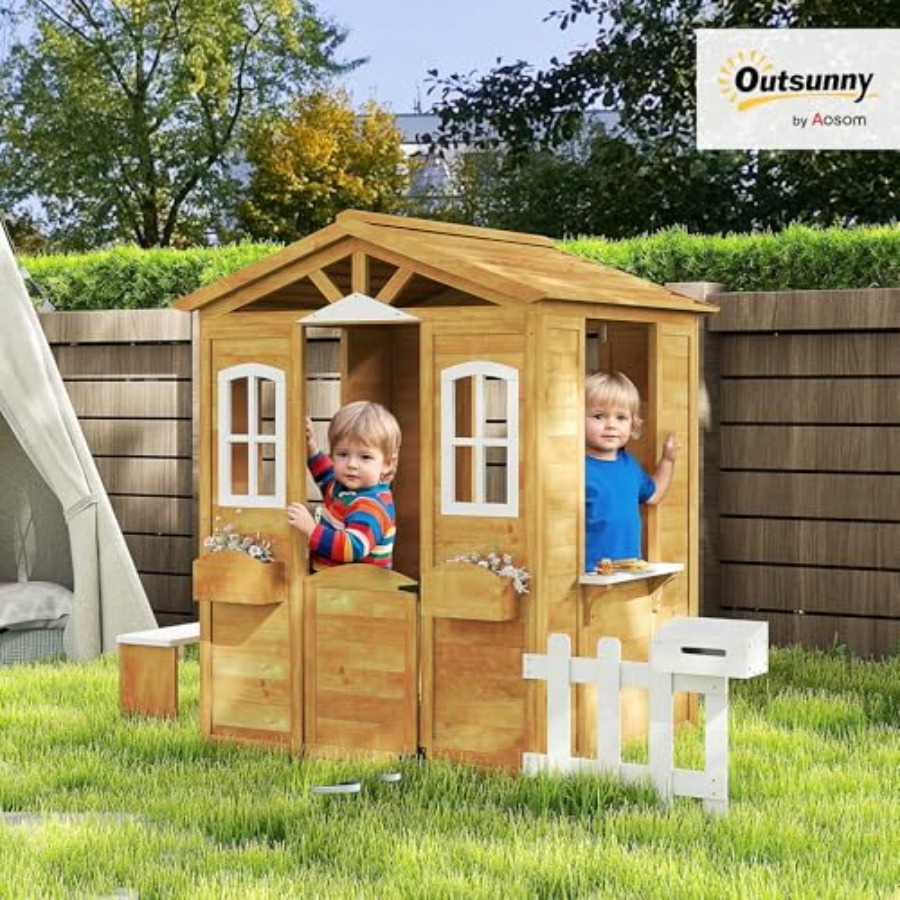 Buitenspeelhuis voor kinderen  - Kids Outdoor Nature Play recensie en prijs
